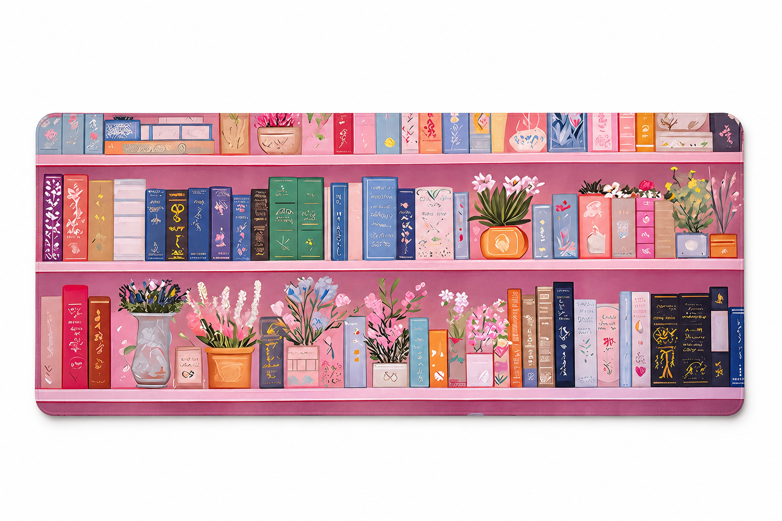 Bookshelf Theme Desk Mouse Pad