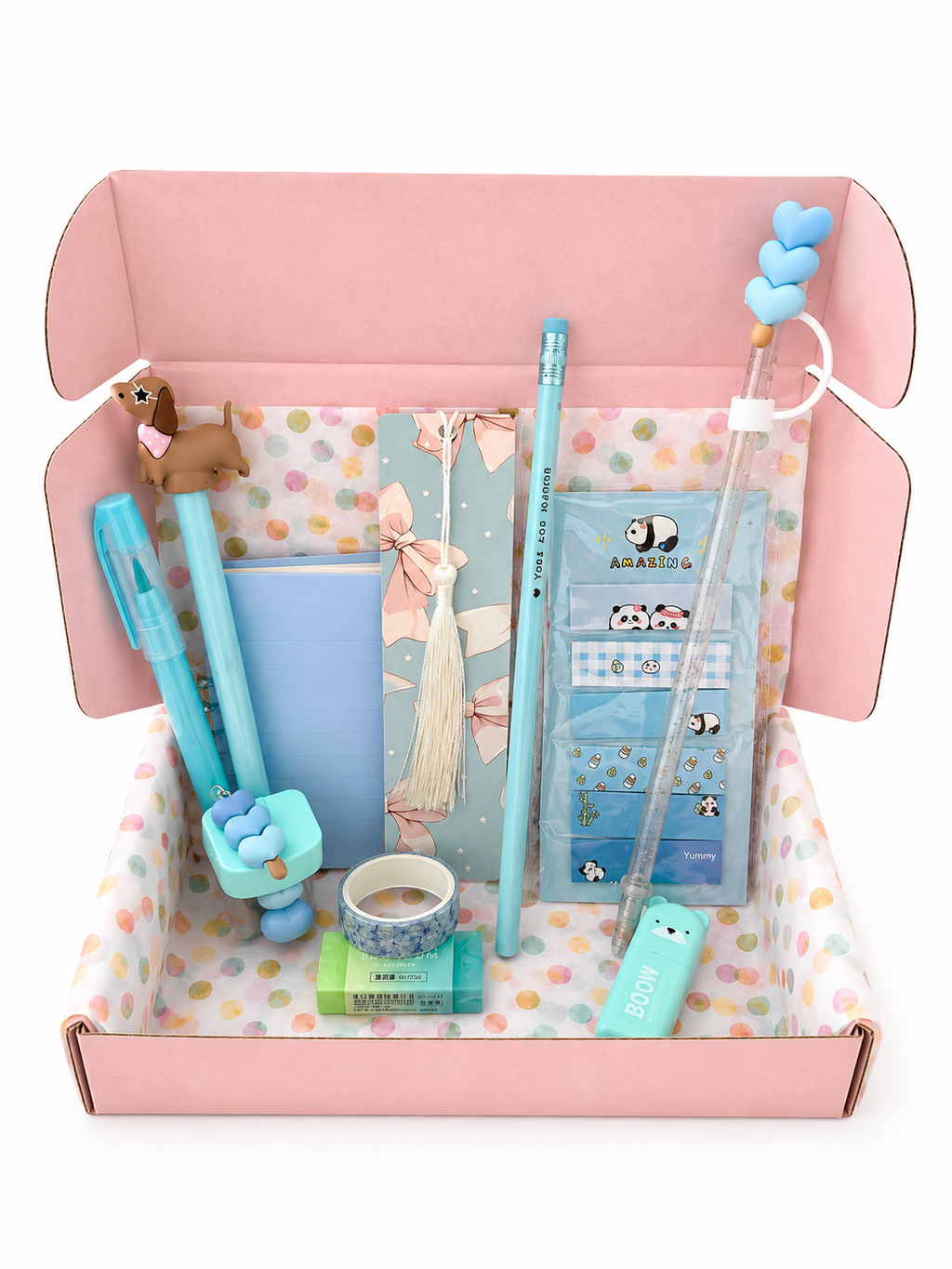 Blue Bookish Stationary Bundle