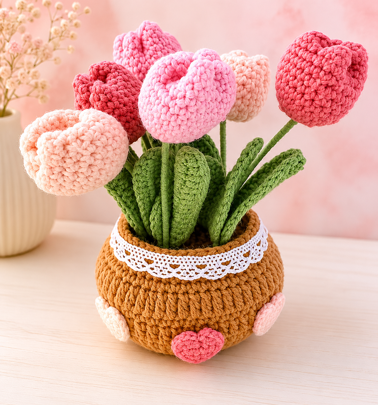 Crochet Flower Ornament