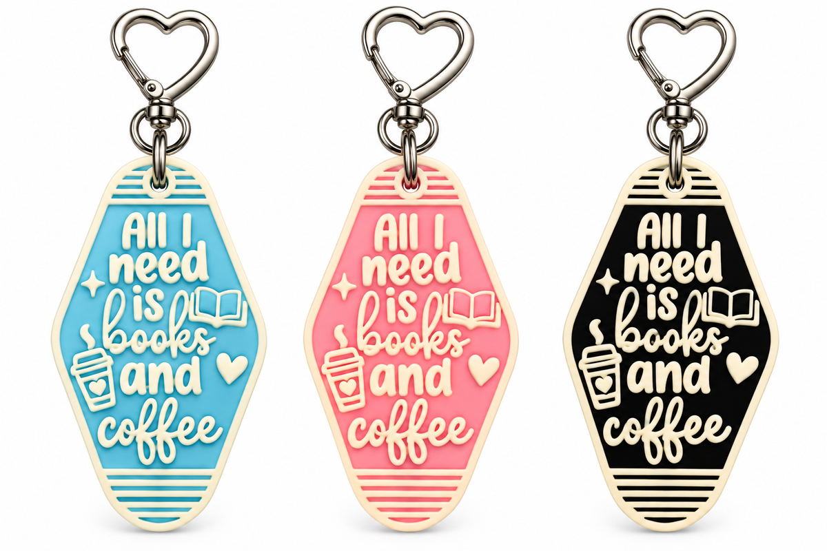 Bookish Keychain