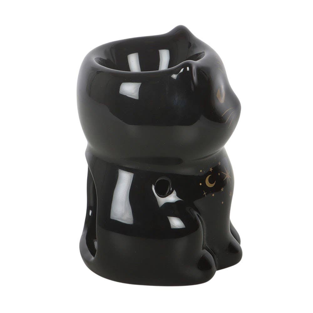 Black Cat Magick Oil Burner