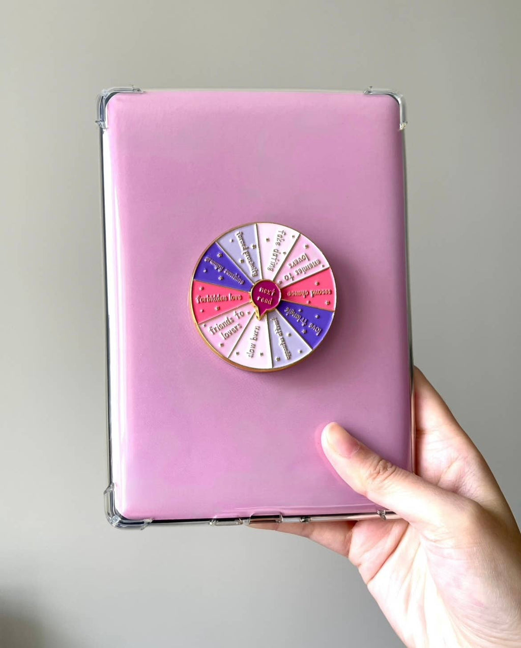 Romance Tropes Genre Color Wheel Kindle Grip | Book Lover