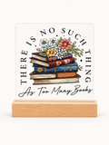 Book Themed Acrylic Display