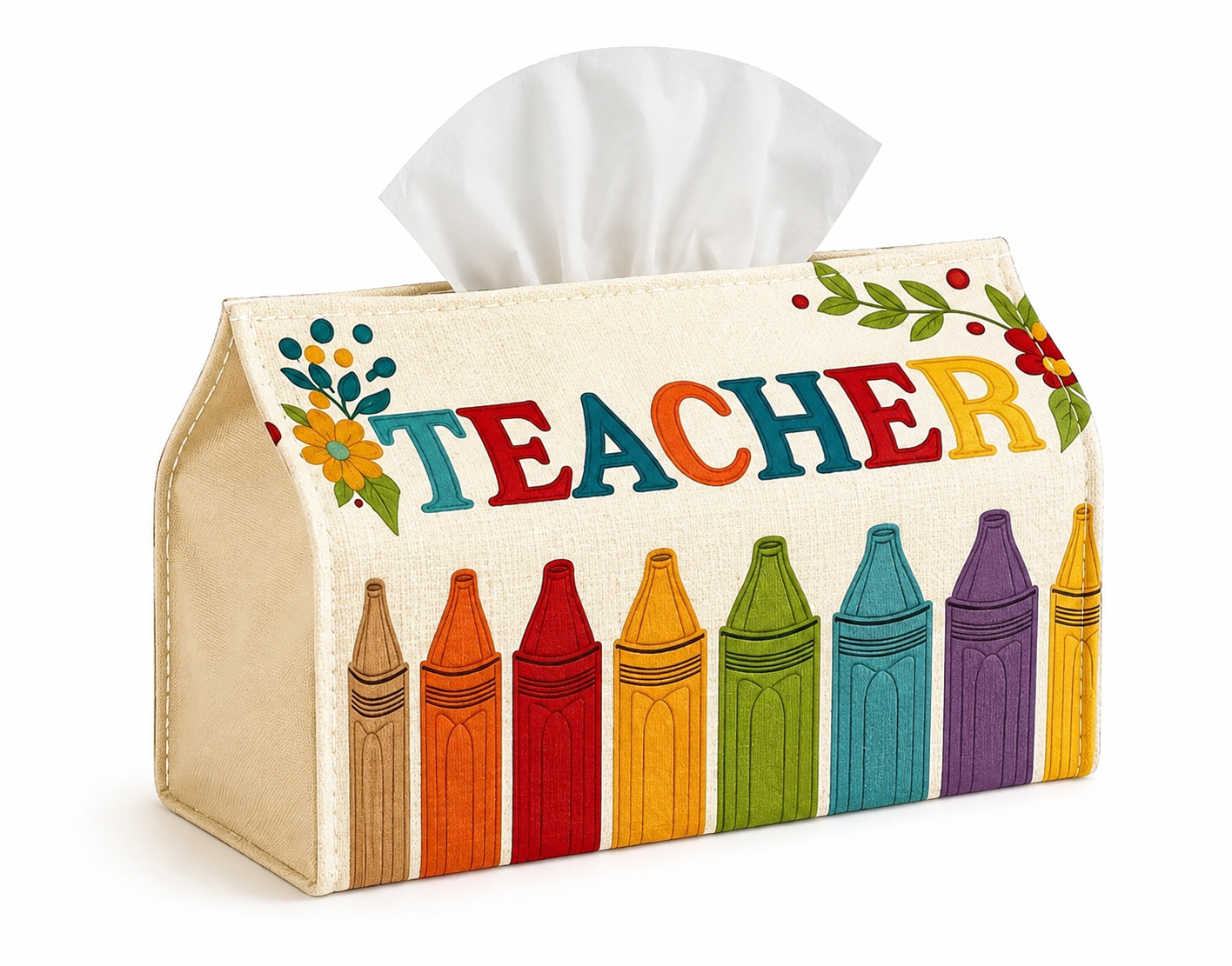 Teacher Themed Tissue Cover