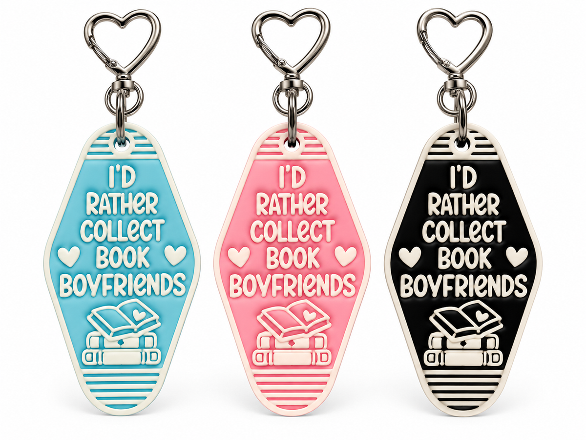 Bookish Keychain