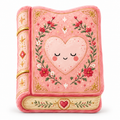 Heart Book Cushion