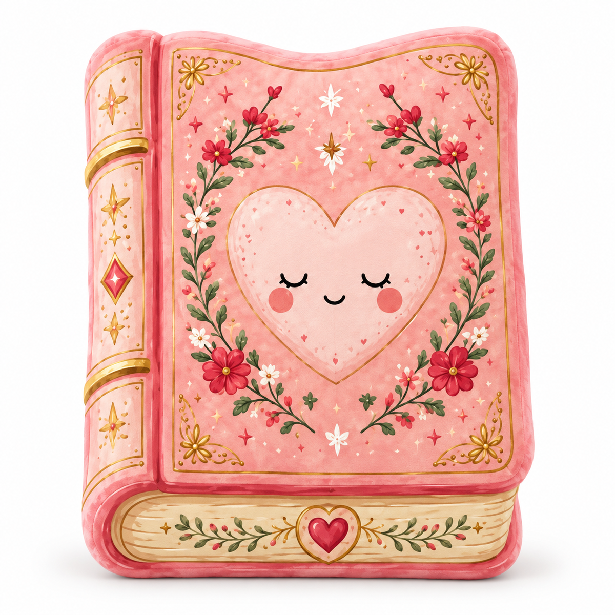 Heart Book Cushion