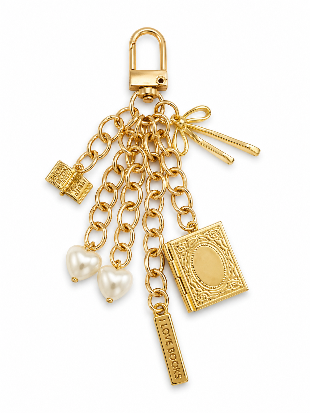 Bookish Charm Keyring