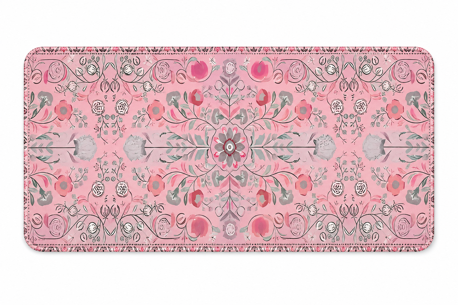 Floral Computer Desk Mouse Pad