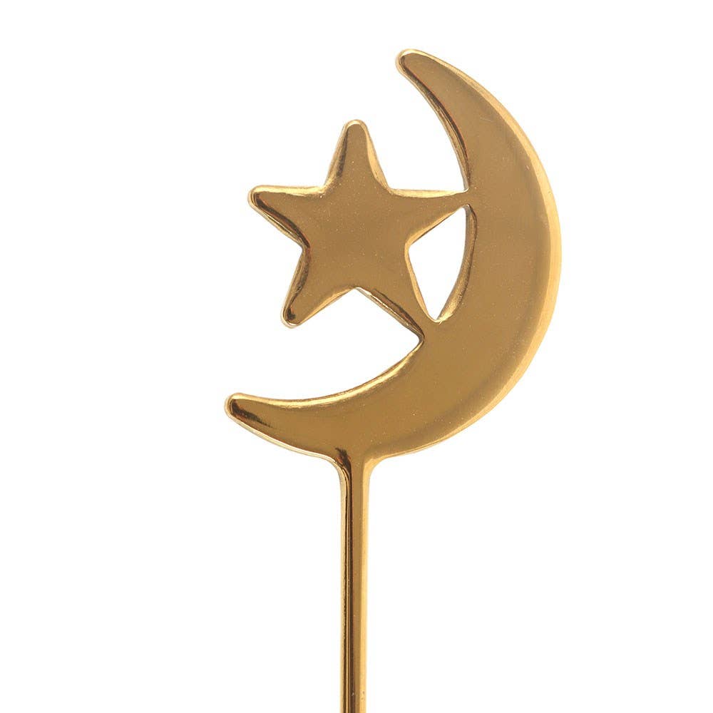 Star and Moon Set of 4 Teaspoons